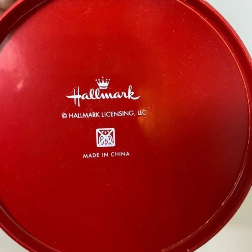 Hallmark Reindeer Treats‎ Red Bucket Bowl
